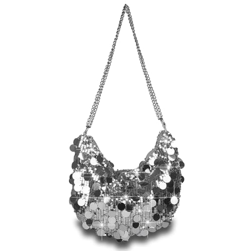 Sither Women's Evening Handbag Large Sequin Evening Bag...
