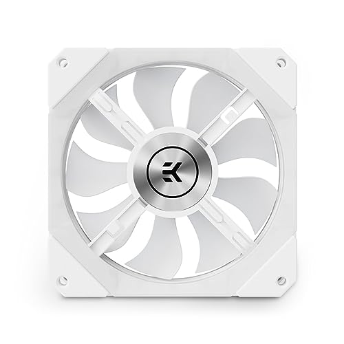 EK Water Blocks EK-Quantum Impulse 120 D-RGB PWM LĂĽfter - 120mm, weiĂź