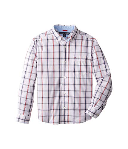 Tommy Hilfiger Boy's Samuel Shirt (Big Kids) Classic White LG (16-18 Big Kid) Tommy Hilfiger Boy's Samuel Shirt (Big Kids) Classic White LG (16-18 Big Kid)