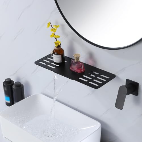Mitigeur de lavabo cascade encastrable pour une salle de bain épurée