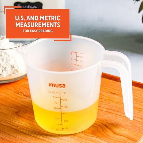 Set de 3 Vasos Medidores Plásticos Imusa 1, 2 y 4 tazas miniatura 4