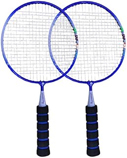NUOBESTY 1 Pair Badminton Racket, Mini Badminton Racquet for Children Funny Badminton Indoor/Outdoor