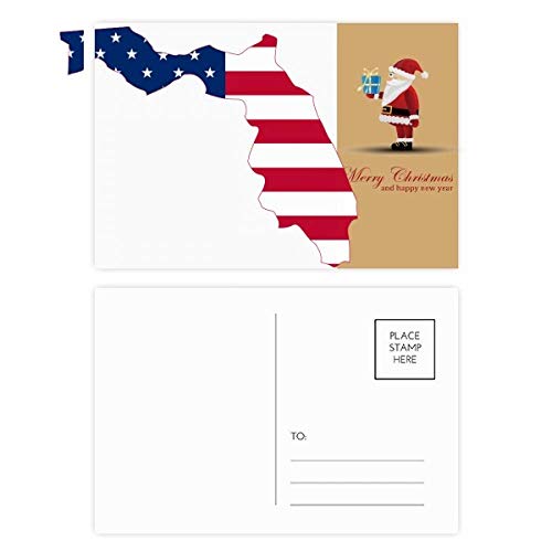 Cartes postales drapeau de la Floride USA avec remerciement pour invitations