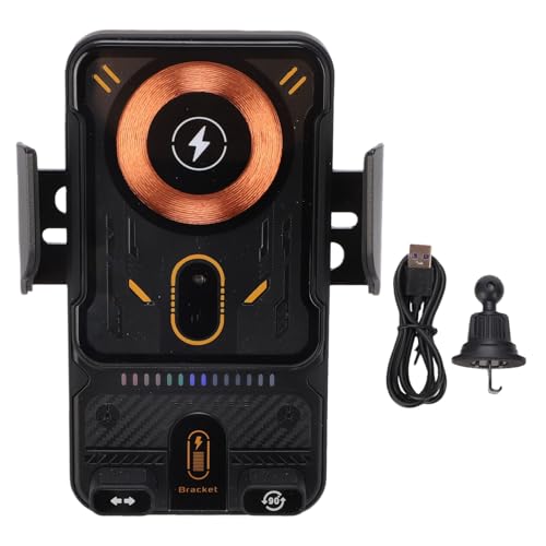 Cargador de coche inalámbrico MechKit con soporte de sujeción automática y rotación de clip