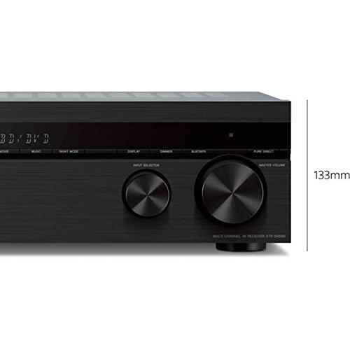 Sony Strdh590 5.2 Multi-Channel 4K Hdr Av Receiver Bundle With Speaker, 100-Feet Wire, And Ear Plugs (5-Pair) (8 Items) #TOP7