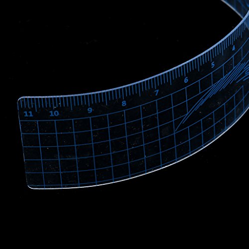 1 Pezzo Sopracciglia Righello - Blu