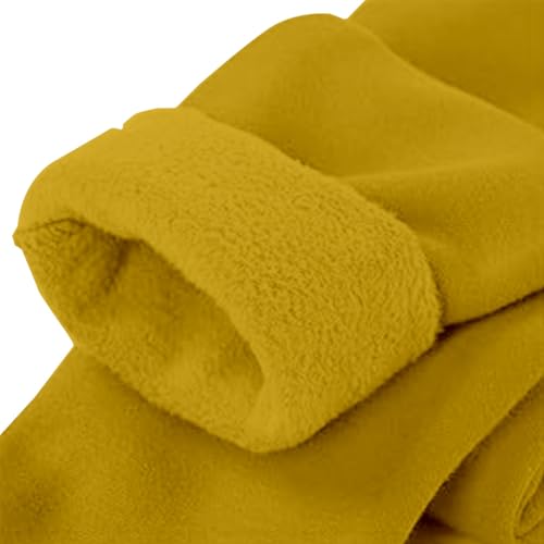 Girls Fleece Leggings Casual Classic Skinny Pants High Waisted Solid Color Stretchy Trousers4