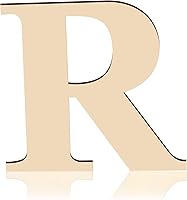 Vista 14 de Letras de madera en blanco de 12 pulgadas, letras de madera sin terminar de 1/4 pulgadas de grosor, letras decorativas del alfabeto para decoración