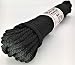 GREAT WHITE #8, 1/4" x 100' Black sash Cord, 100ft. Hank