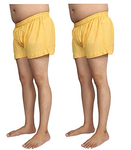 bismaadh Breathable Cotton Elastic Sikhi Kachhera for Men & Women Pack of 2 Beige (Medium)-picture-7