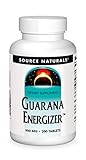Source Naturals Guarana Energizer 900 mg Caffiene and Energy - 200 Tablets