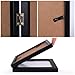 Giftgarden 5x7 Double Picture Frame with HD Plexiglass Display Horizontal 5 by 7 Photo, Hinged Folding Frame for Tabletop Standing, Black