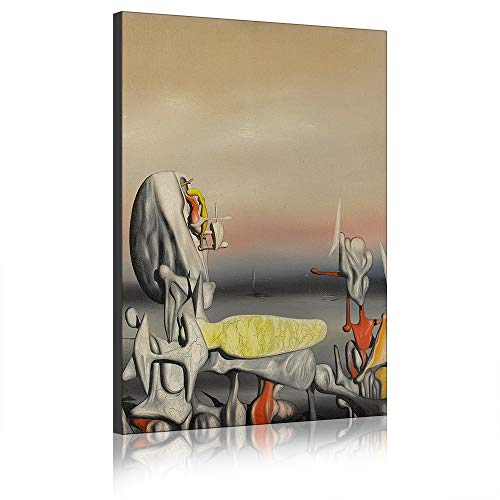 Affiche d'art abstrait Yves Tanguy peinture surréalisme cadre 60x90