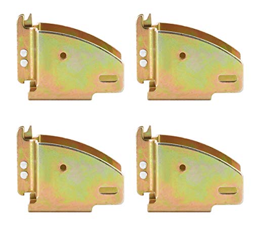 Atptool E Track Wood Beam Socket Fittings,E Track Beam Socket,E-Track Accessories Wood Beam Brackets,Cargo Storage Lumber Bracket For Cargo Control, Shelf Brackets,Cargo Trailer (4) #TOP2