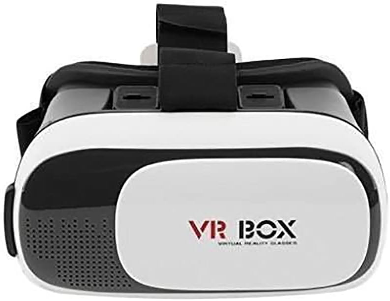 IBS Virtual Reality Headset Glasses Anti-Radiation Adjustable Screen Headband 2022 for All Android (IOS) for all Smartphones,Phones with 2 Year Replacement Warranty (OFF WHITE VR)