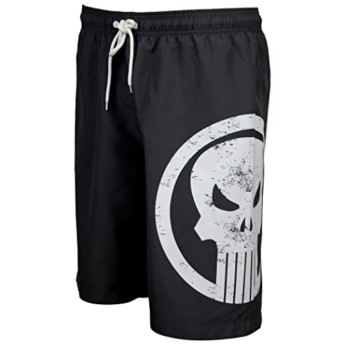 Marvel Comics The Punisher Skull Symbol Board Shorts4