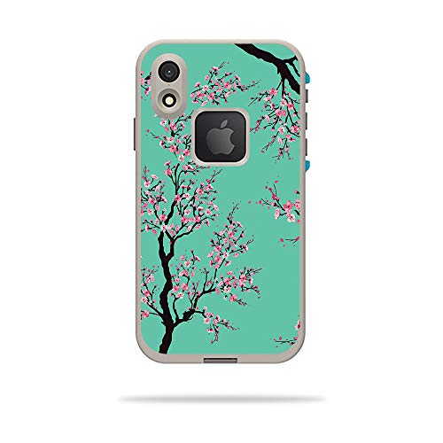 MIGHTY SKINS MightySkins Skin Compatible with LifeProof FRE iPhone XR Case - Cherry Blossom Tree | Protective, Durable, and Unique Vinyl Decal wrap Cover | Easy to Apply, Remove | Made in The USA