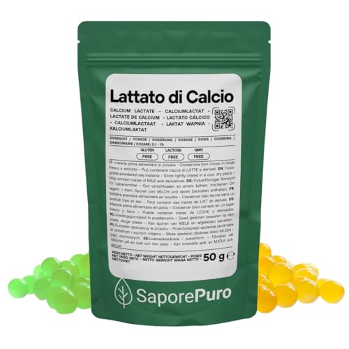 Saporepuro Lattato di calcio in polvere 50 gr