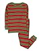 2 Piece Striped Pajama Red & Green 8 Years