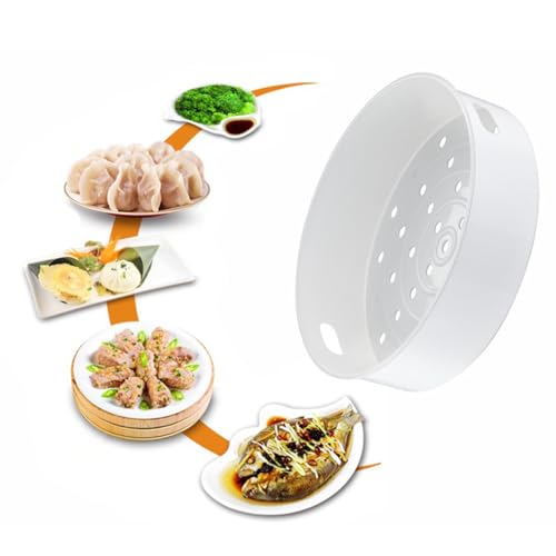 Plastic Steamer Basket, Plastic Steaming Rack Cooker Insert Steamer with Draining Holes for Rice Cooker Cookware by Tomedny - Image 2