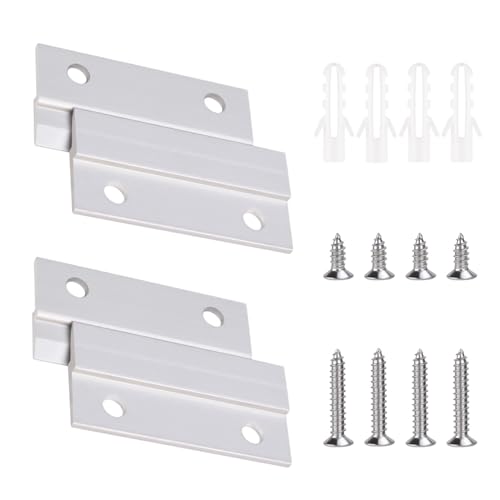 French Cleat Wall Hangers for Pictures (2 Pairs)