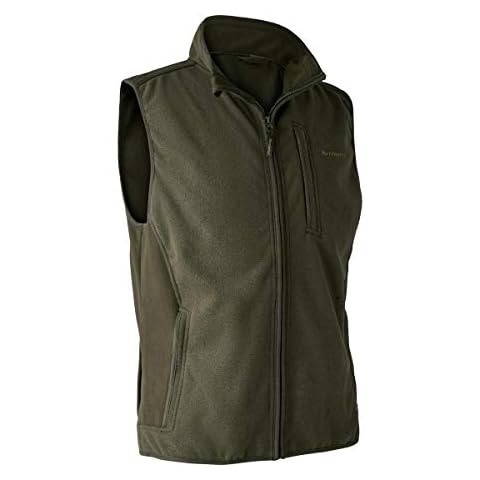 Deerhunter Gamekeeper Bonded Fleece Waistcoat Graphite Green X-Large Green Cover