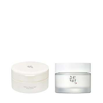 Beauty of Joseon Radiance Cleansing Balm 100ml, 3.38 fl.oz. with Dynasty Cream Hydrating Face Moisturizer 50ml, 1.69 fl.oz., Korean Skincare
