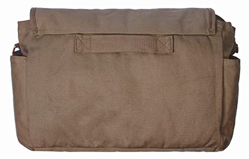 Image of Sweetbriar Classic Vintage Messenger Bag - Original Heavyweight Cotton Canvas Shoulder Bag with Upgraded Features