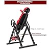 FFitness Panca ad inversione Resistente con Poggiatesta Macchina Invertita Gravitazionale con Altezza Regolabile 4 Angoli di Inversione