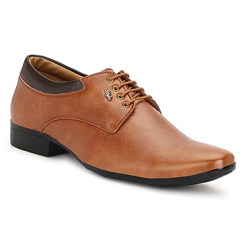 Image of Men's Synthetic Leather Derby Formal Shoes