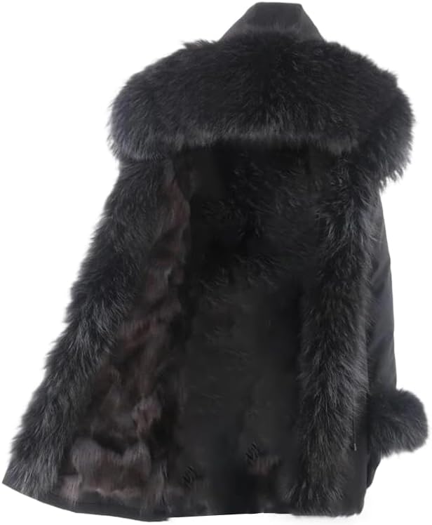 Men's Slim Fit Long Parka Coat With Detachable Warm Liner Hood Long Sleeve Zipper Closure Outerwear 5X-Large 1