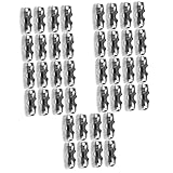 TEHAUX 500pcs Ball Chain Connectors Clasps for Beaded Chain Making Jewelry Crafts Supplies for Diy Beaded j