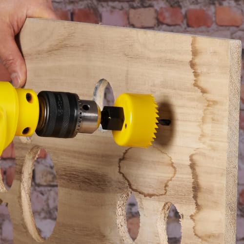 Image of KATA 25 Pieces Hole Saw Kit with 3 /4 inch-6 inch Saw Blades for Plywood, Drywall