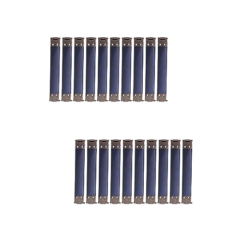 CORHAD 2 Sets Handtaschenscharnier-Set 10 cm Metallrahmen Für Lederhandtaschen Scharnier Geldbörsenzubehör Federclip Für Die Taschenherstellung 10 Stück * 2