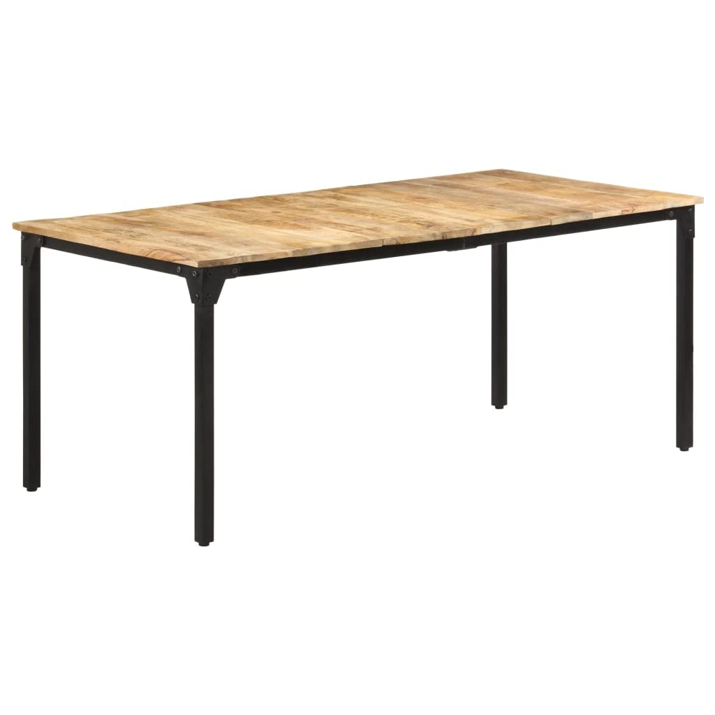 vidaXL - Esstisch 180x90x76 cm Raues Mangoholz