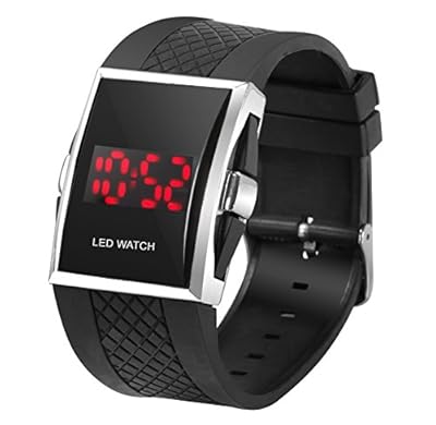 TRIXES Reloj de muñeca Deportivo LED; roja Digital, Lujo, Hombre, Regalo - Negro | Ya disponible en tu tienda friki favorita! En mundofriki.es! TRIXES Reloj de muñeca Deportivo LED; roja Digital, Lujo, Hombre, Regalo - Negro | Ya disponible en tu tienda friki favorita! En mundofriki.es!
