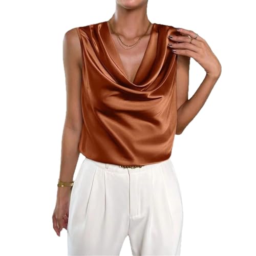 Camisola de noche de satén para cenas y eventos elegantes