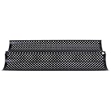 SAFIGLE Wellenförmiges Baguette Backblech aus Schwarzem Karbonstahl 2 schlitze Brotstangen Backform für Französisches Brot Langlebiges Küchenbackwerkzeug für Zuhause und Bäckerei