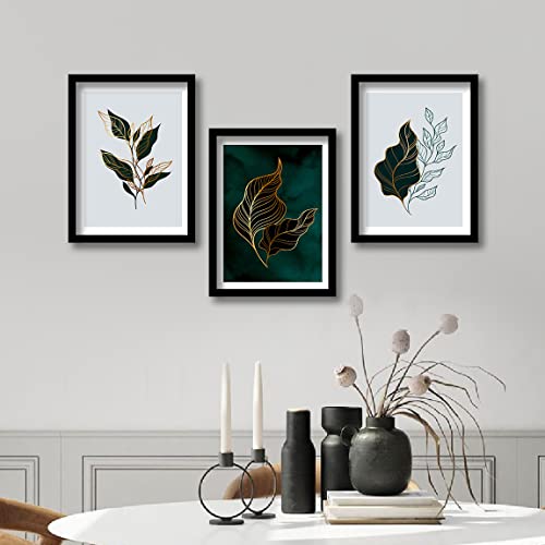 Image of kotart Nature Theme Framed Wall Paintings /Posters with Frame for Room Home (14x20 Inch) Set of 3 multicolor
