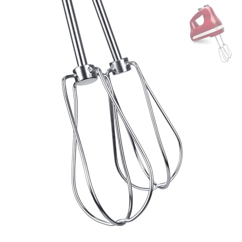 Hand Beaters Attachments for kitchenaid Hand Mixer, Turbo Beaters W10490648 Replacement KHM2B, AP5644233, PS4082859 Parts