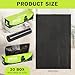 Harloon 6000 Counts Dog Poop Waste Bags 30 Rolls Extra Thick Strong Leak PET Proof Bags Disposable Bulk Universal Doggy Roll Waste Box for Puppy Outdoor Walking Travel(Black,13 x 9 Inches)