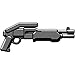 BrickArms 2.5 Scale LOOSE Weapon Combat Shotgun Gun Metal