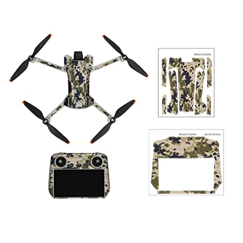 Mini 3 Pro Drone Set d'autocollants étanches pour Mini 3 Pro Drone Compatible avec RC Télécommande Décoration Accessoires (8)