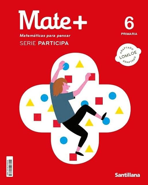 Portada de Mate + Participa 6º Educacion Primaria Cast Ed 2023
