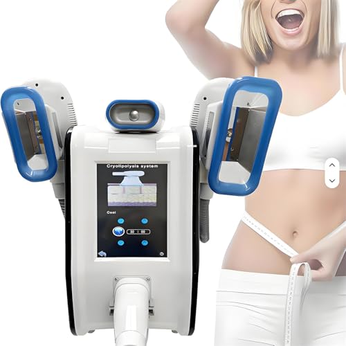 HajMyrdonyx Máquina De Crioescultura 400 W para Eliminación Grasa por Congelación, 15 °C A 0 °C, Crioterapia 360, Equipo Reducción De Grasa por Criolipólisis con 3 Aplicadores