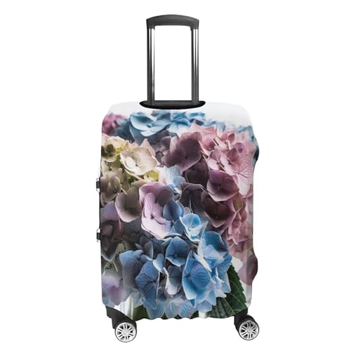 Hydrangea Flowers in Vase Travel Luggage Cover Anti-scratch Suitcase Cover Elastic Suitcase Protective Cover Fits 19-32 Inch Luggage S4