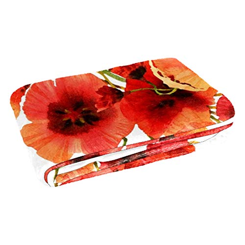 Plaid coquelicots chaud et isolant pour lit et pique-nique - 3