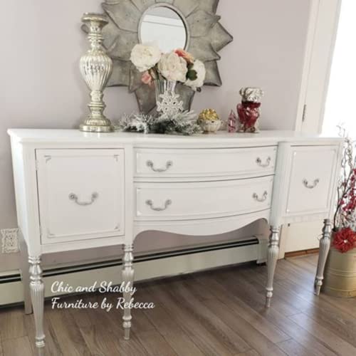Dixie Belle Paint Company Chalk Finish Furniture Paint | Fluff (32Oz) | Matte Soft White Chic Chalk Mineral Paint | Diy Furniture Paint | Made In The Usa #TOP3