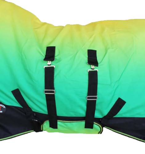 Image of Challenger Horse 1200D Turnout Waterproof Fleece Lined Medium Winter Blanket 3B103LG