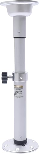 Soporte de pedestal de mesa ajustable, base de mesa desmontable, aleación de aluminio, marco de montaje en base, kit de base de mesa, para RV